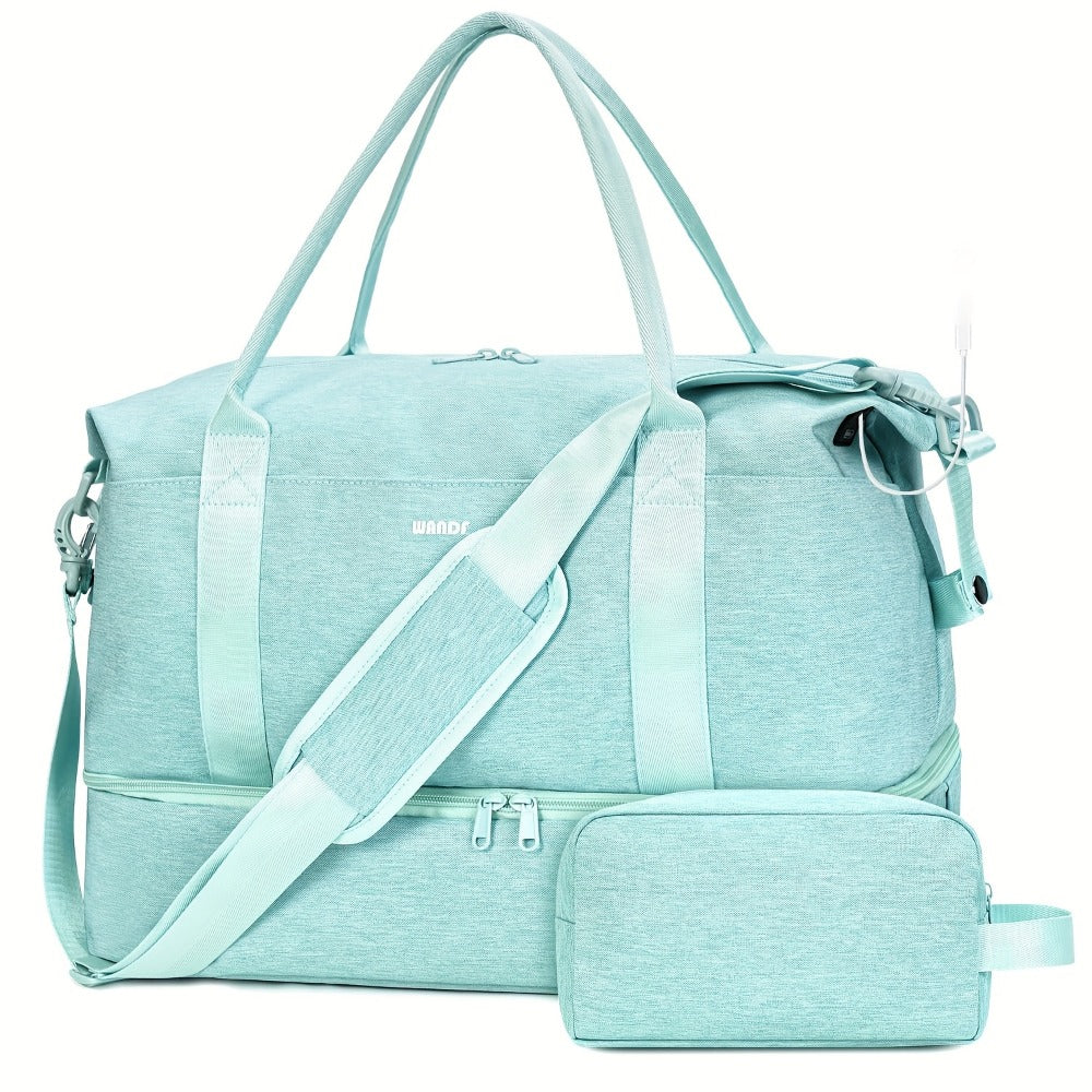Carry On Luggage – 6 Colors, Foldable, USB Charging, for Travel – front view