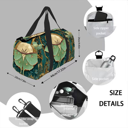 Carry On Luggage – Large Capacity, Adjustable Strap – detail view 9