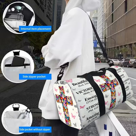 Carry On Luggage – Large Capacity, Adjustable Strap – detail view 2