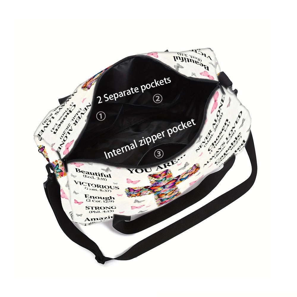 Carry On Luggage – Large Capacity, Adjustable Strap – detail view 6