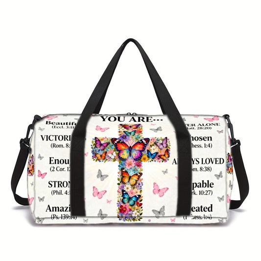 Carry On Luggage – Large Capacity, Adjustable Strap – front view