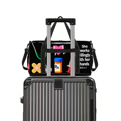 Carry On Luggage – Large Capacity, Adjustable Strap – detail view 9
