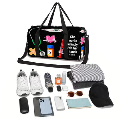 Carry On Luggage – Large Capacity, Adjustable Strap – detail view 10