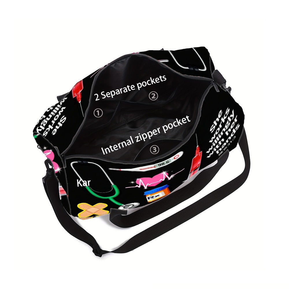 Carry On Luggage – Large Capacity, Adjustable Strap – detail view 5