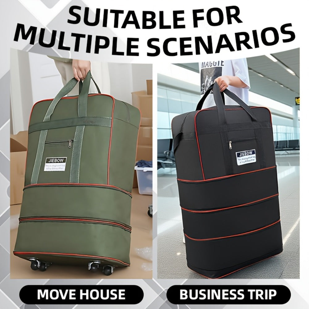 Carry On Luggage – Large Capacity, Expandable, Foldable, for Travel – front view
