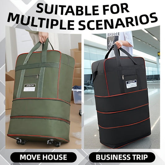 Carry On Luggage – Large Capacity, Expandable, Foldable, for Travel – front view