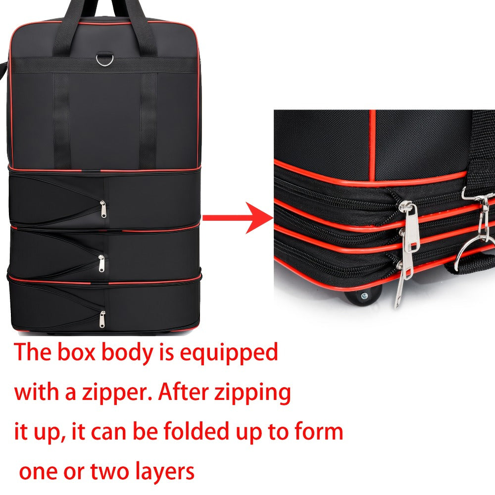 Carry On Luggage – Large Capacity, Foldable, Expandable, for Travel – detail view 3