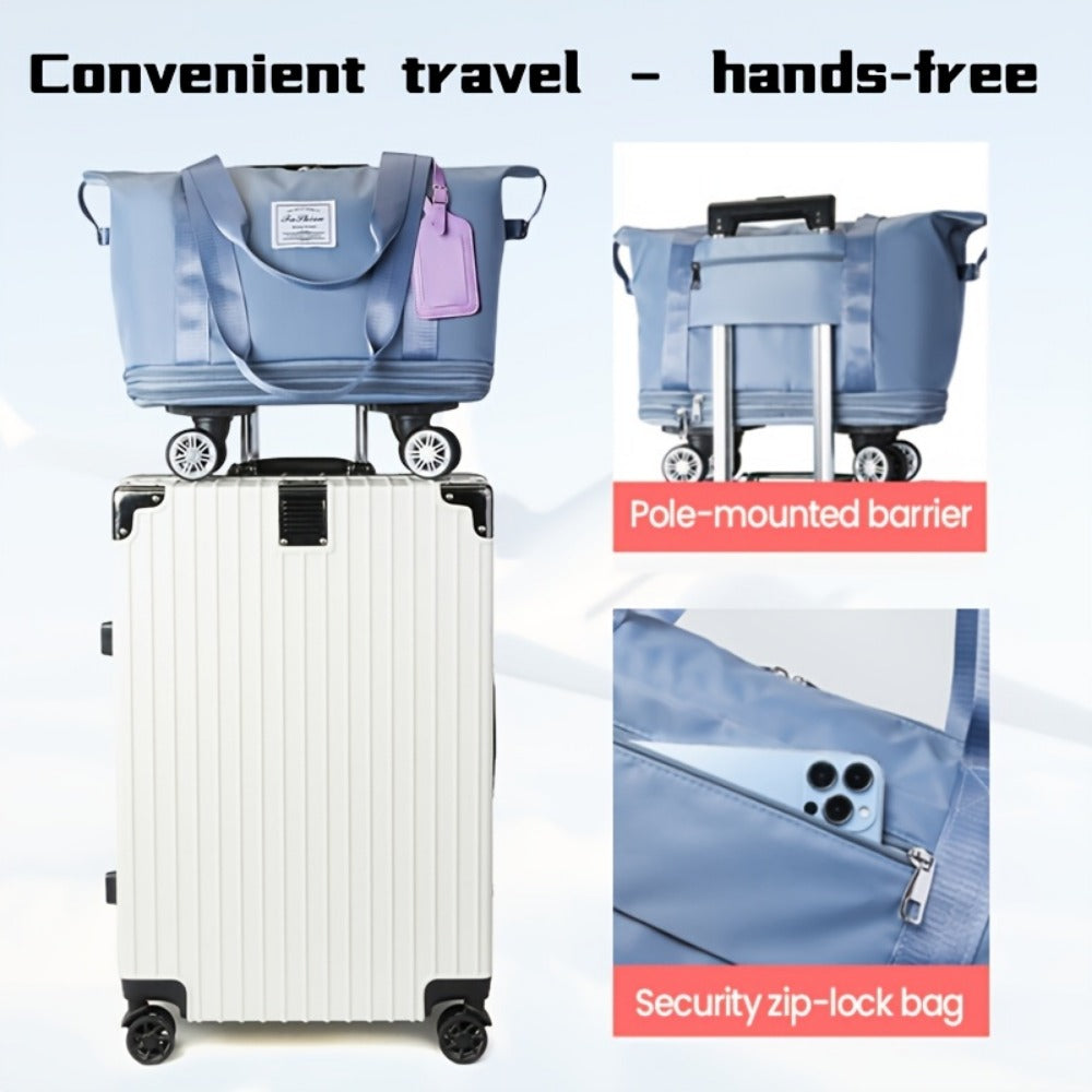 Carry On Luggage – Nylon, Expandable, Foldable, for Travel – detail view 14
