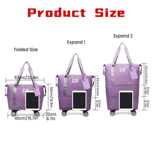 Carry On Luggage – Nylon, Expandable, Foldable, for Travel – detail view 5