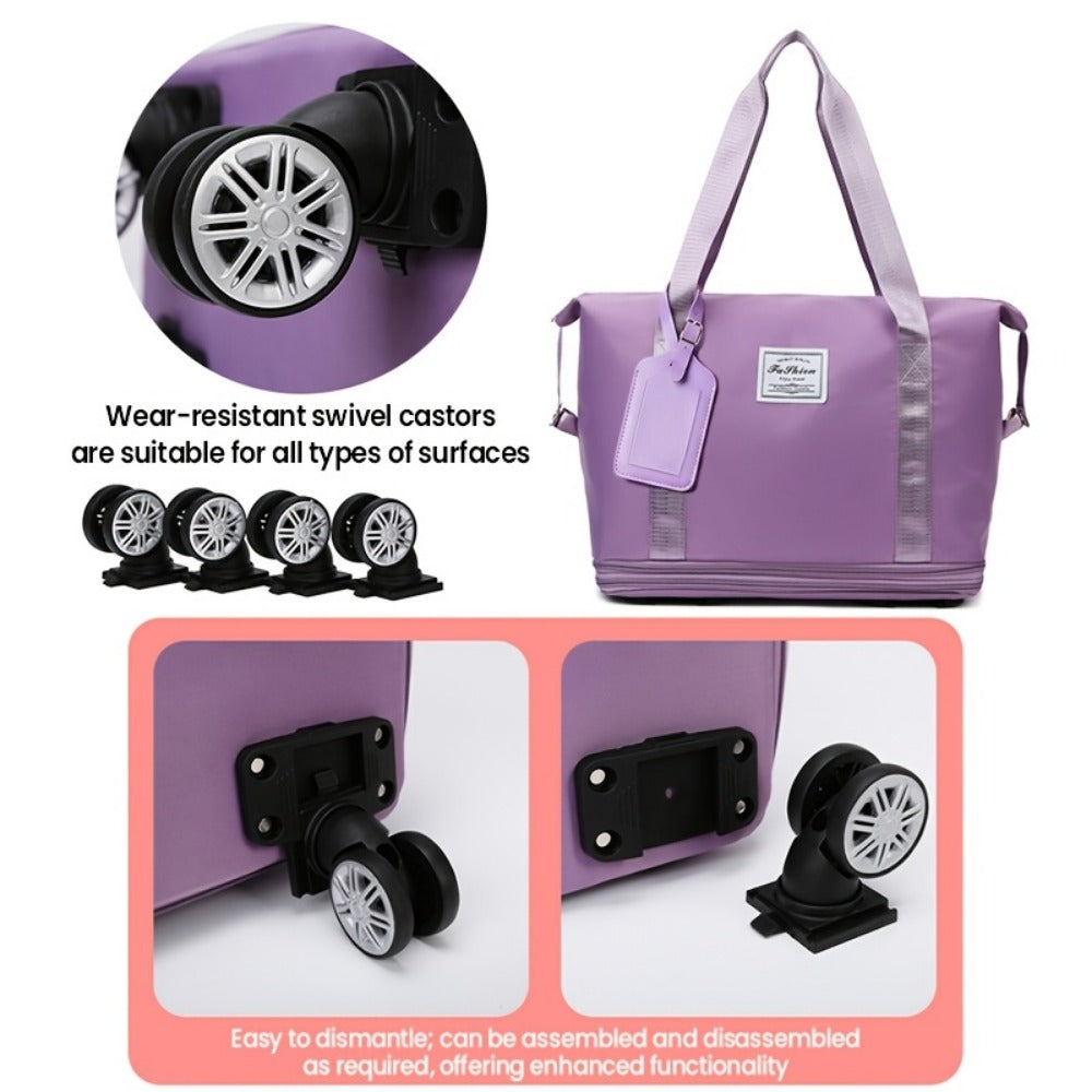 Carry On Luggage – Nylon, Expandable, Foldable, for Travel – detail view 7