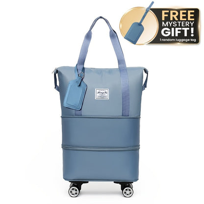 Carry On Luggage – Nylon, Expandable, Foldable, for Travel – front view - product view 16
