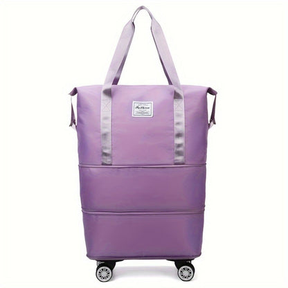 Carry On Luggage – Nylon, Foldable, Large Capacity, Lightweight – detail view 4