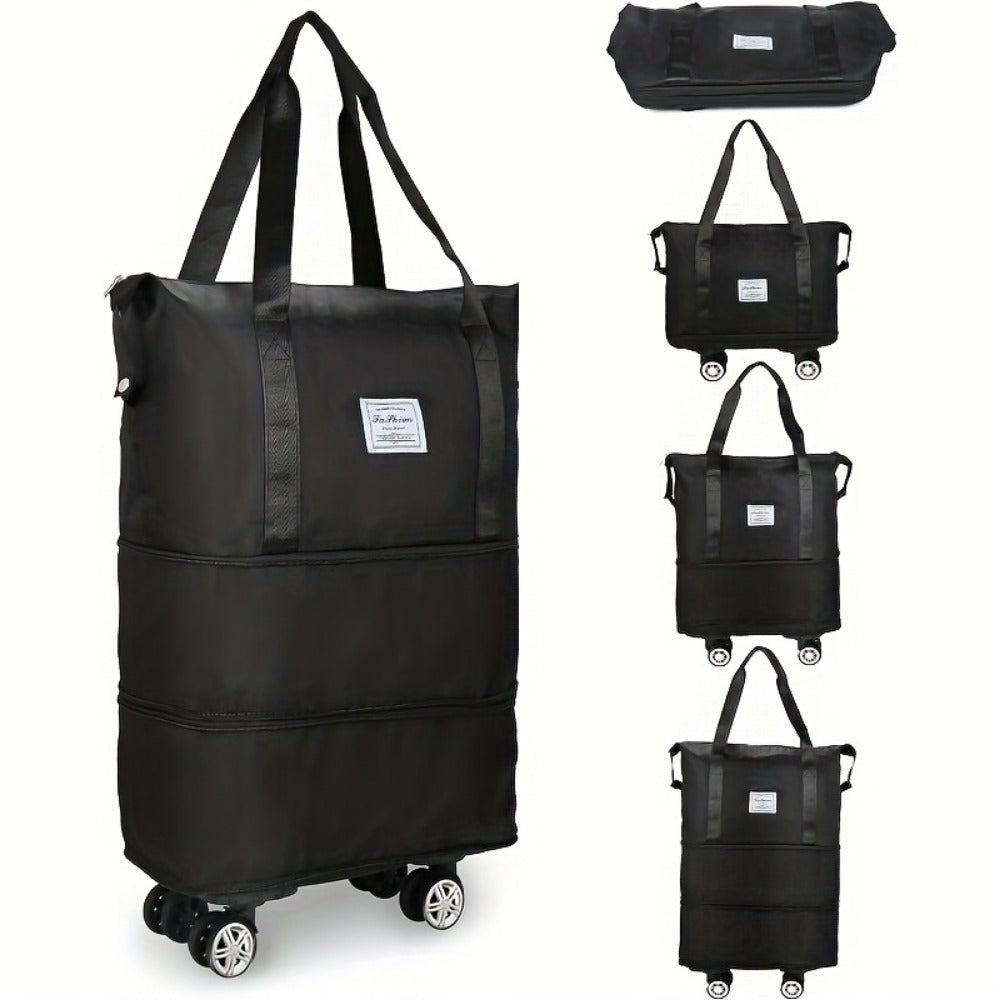 Carry On Luggage – Nylon, Foldable, Large Capacity, for Travel – front view