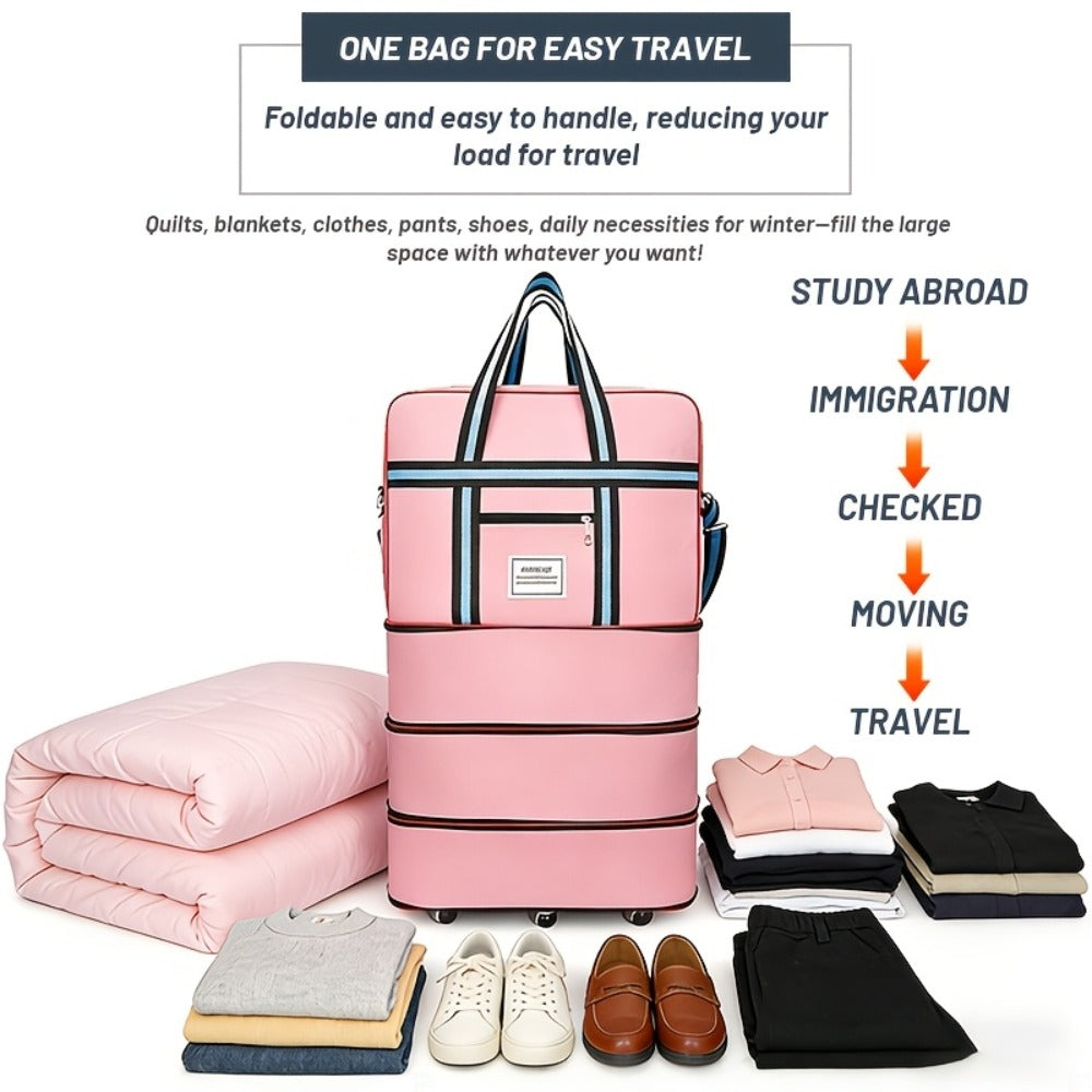 Carry On Luggage – Oversized, Expandable, for Travel – detail view 7