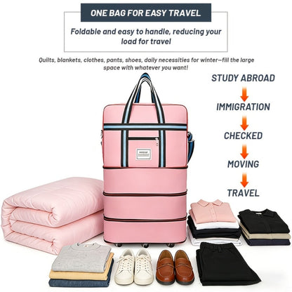 Carry On Luggage – Oversized, Expandable, for Travel – detail view 7