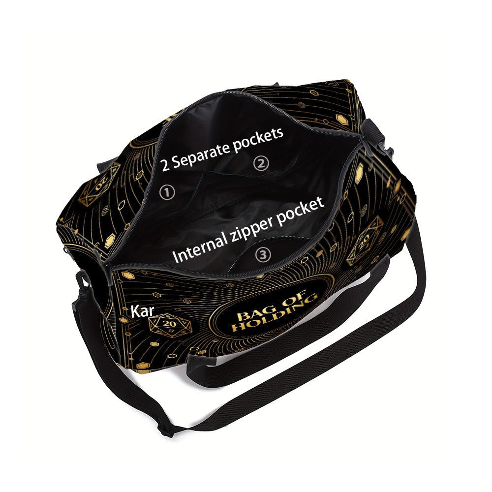 Carry On Luggage – Polyester, Large Capacity, Adjustable Strap, for Travel & Everyday – detail view 5