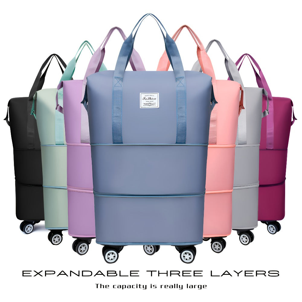Carry On Luggage – Soft Shell, Expandable, Foldable, Spinner Wheels – detail view 10