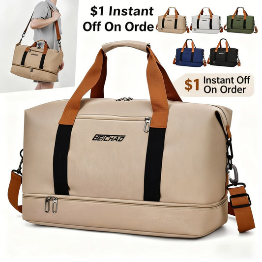 Carry On Luggage – for Travel & Work, Duffel Handle Strap Multi Purpose – front view