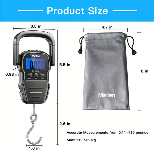 Carry On Luggage – for Travel, Digital Scale 110lb 50kg Portable – detail view 2