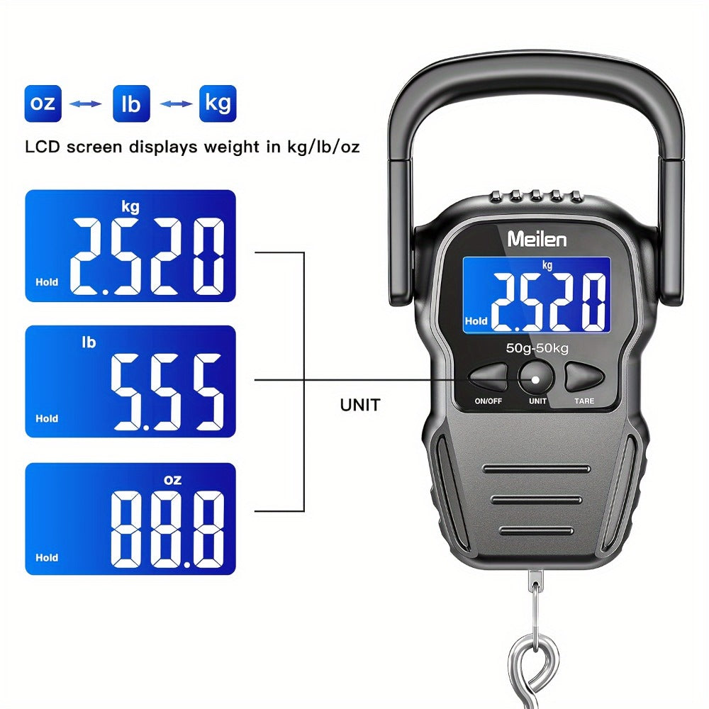 Carry On Luggage – for Travel, Digital Scale 110lb 50kg Portable – detail view 4