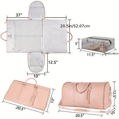 Carry On Luggage – for Travel, Garment In Hanging Duffle Carry – front view - product view 10