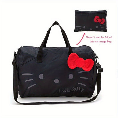 Carry On Luggage – for Travel, Hello Kitty Duffel Shoe Compartment – detail view 3