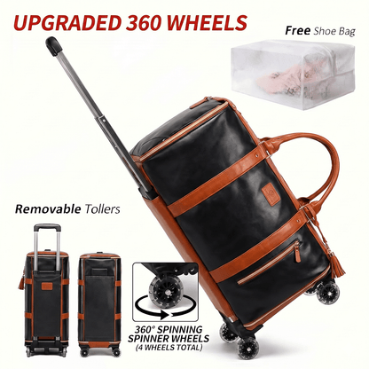 Carry On Luggage – for Travel, In Rolling Garment Suitcase Detachable – alternate view