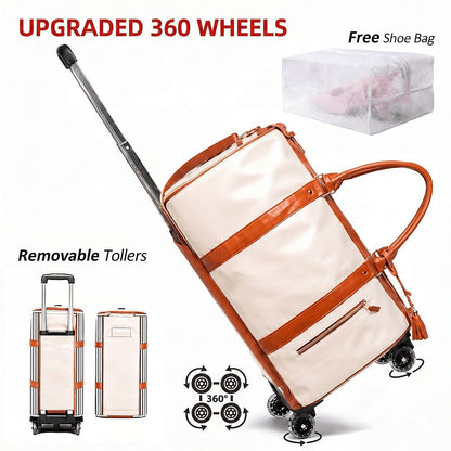 Carry On Luggage – for Travel, In Rolling Garment Suitcase Detachable – detail view 4