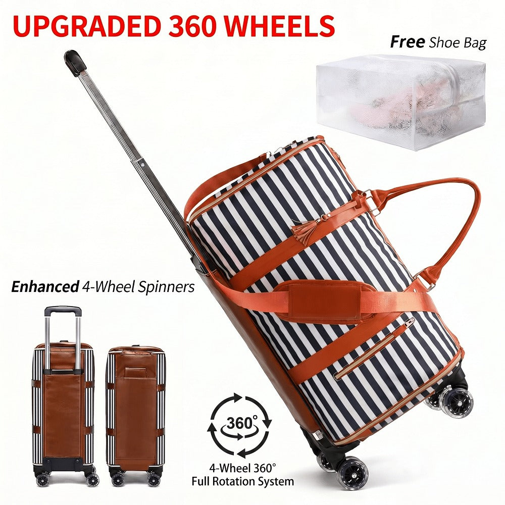 Carry On Luggage – for Travel, In Rolling Garment Suitcase Detachable – detail view 7