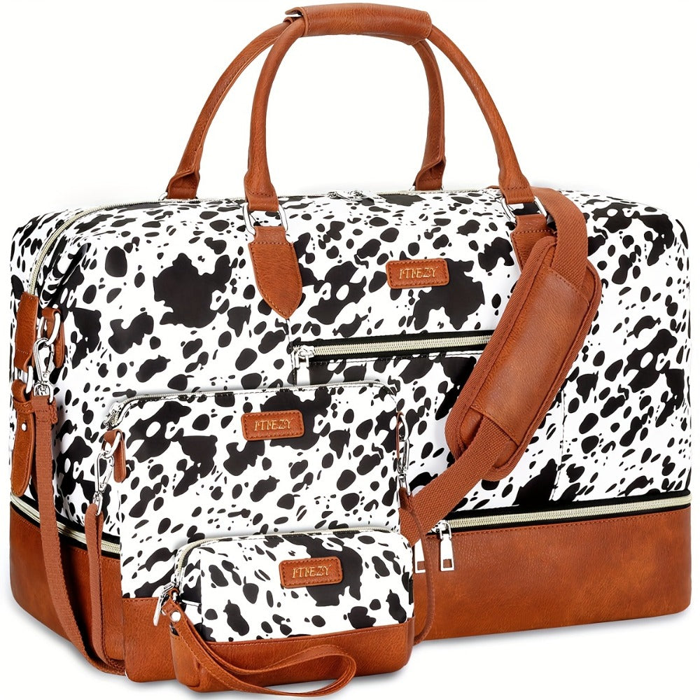 Carry On Luggage – for Travel, Large Weekender Shoe Compartment Duffel – detail view 3