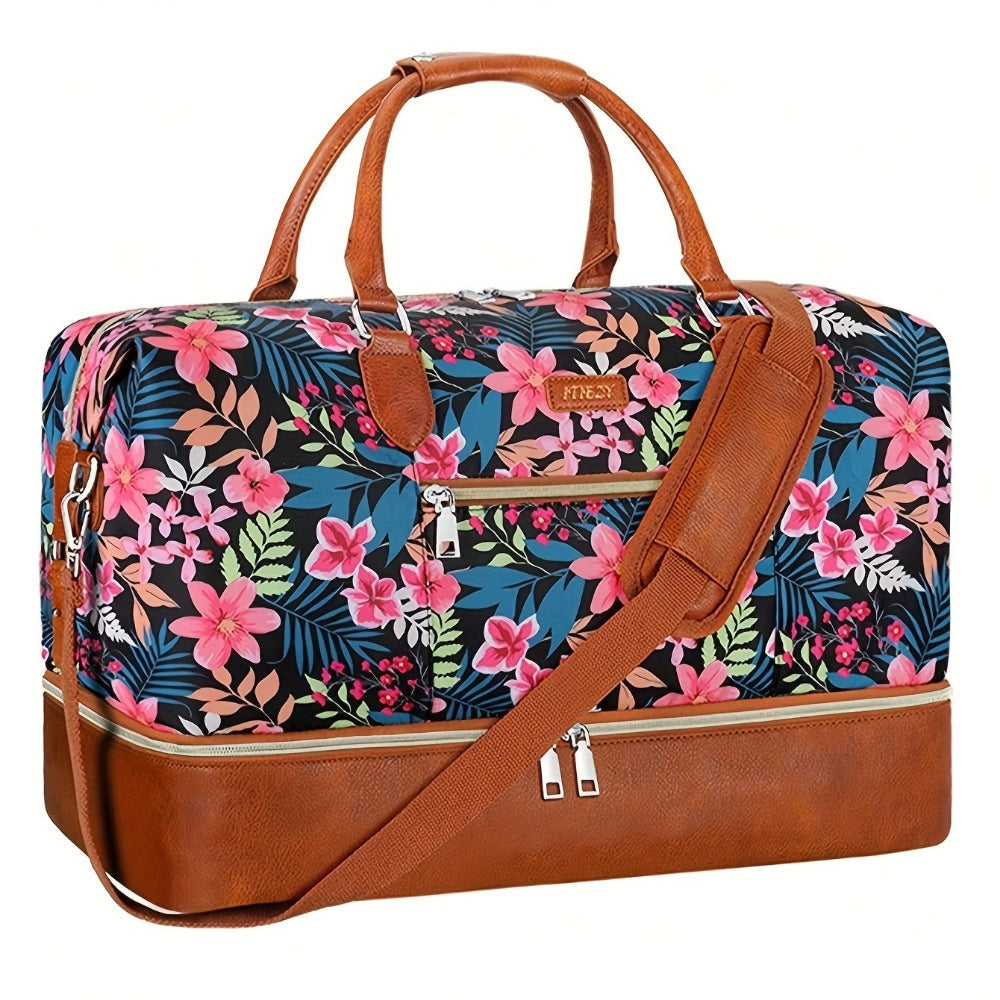 Carry On Luggage – for Travel, Patterned Weekender Shoe Compartment Large – detail view 6