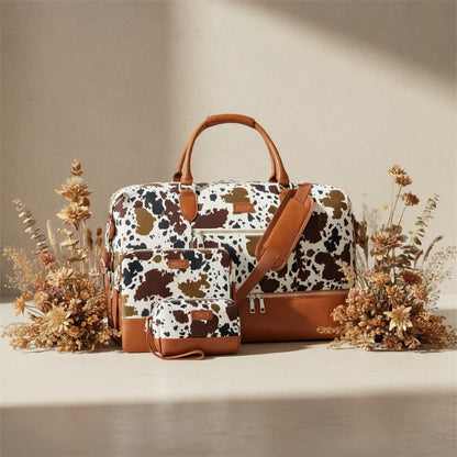 Carry On Luggage – for Travel, Patterned Weekender Shoe Compartment Large – detail view 10