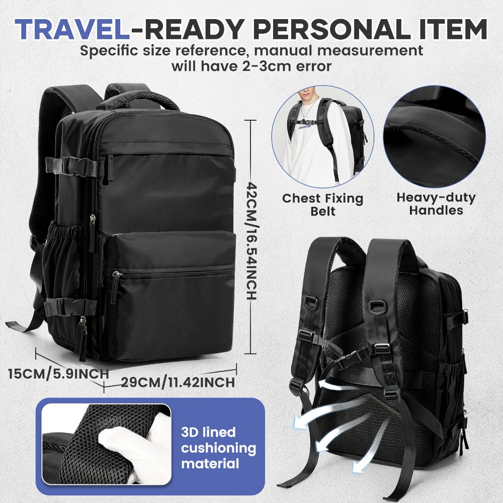 Carry On Luggage – for Travel, Vacuum Compression Air Pump Carry – detail view 16