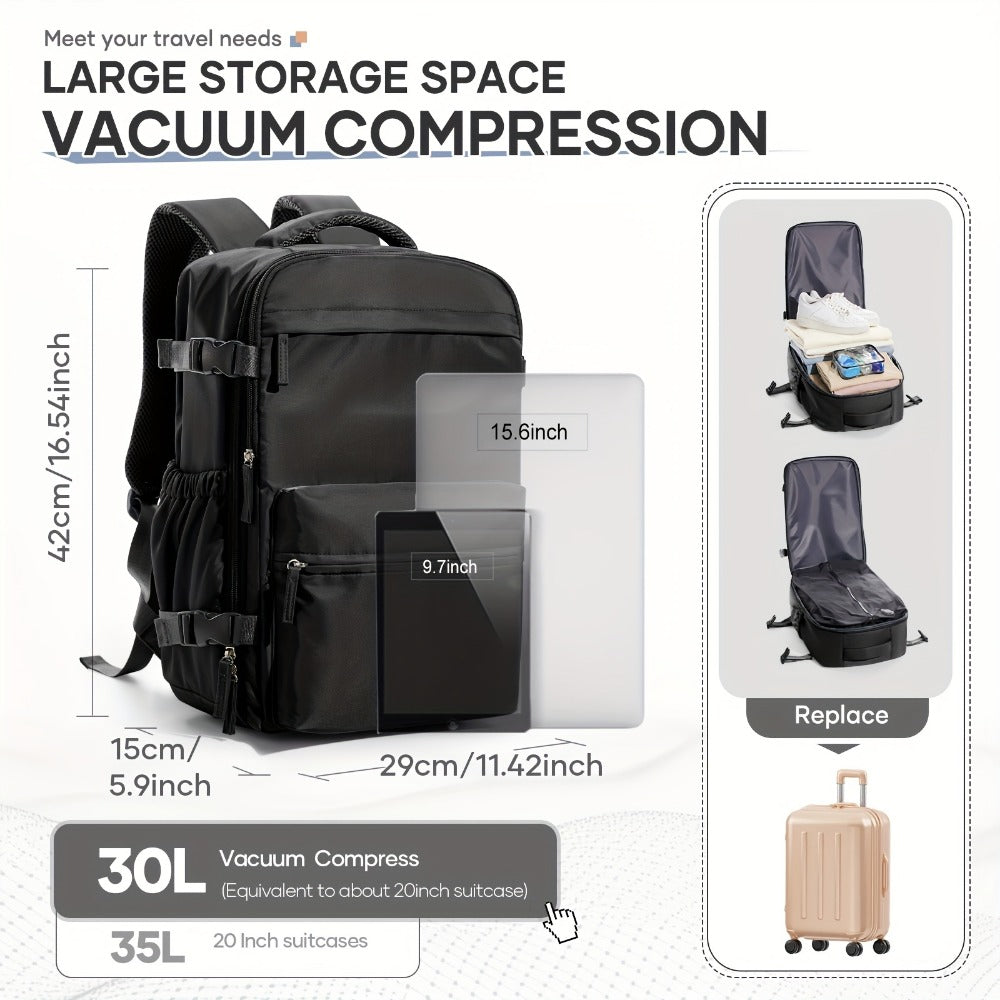 Carry On Luggage – for Travel, Vacuum Compression Air Pump Carry – detail view 6
