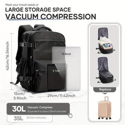Carry On Luggage – for Travel, Vacuum Compression Air Pump Carry – detail view 6