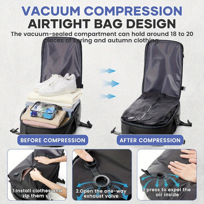 Carry On Luggage – for Travel, Vacuum Compression Air Pump Carry – detail view 8