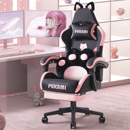 Cat Ear Gaming Chair, High-Back Gaming Seat for Comfortable Everyday Seating detail image - detail view 4