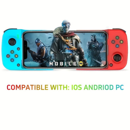 Bluetooth Wireless Gamepad Controller for iPhone Android PC Tablet Steam Deck – Rechargeable, Ergonomic Design, Multiple Colors, Compatible with PUBG COD Mobile Genshin Impact