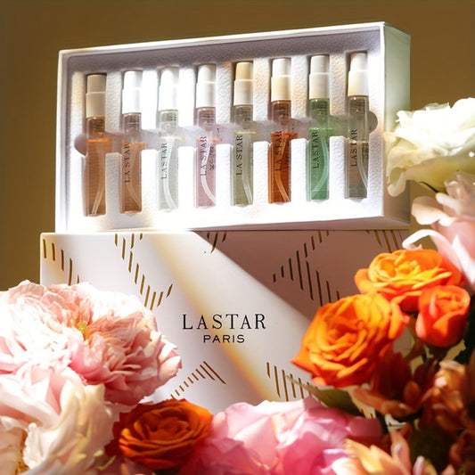 Mini Perfume Set for Women 8 Piece Gift Box Woody Floral Fruity Fragrance Sampler Kit Long Lasting TSA Compliant Travel Friendly 0.81oz Each Holiday Christmas Birthday Gift