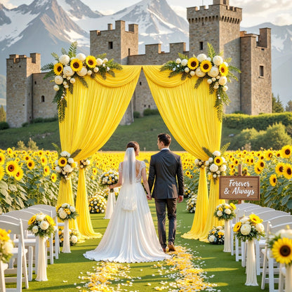Two-Piece Photography Backdrop Curtain Set, 59 x 118 Inches per Panel, with Rod Pockets and Color Options