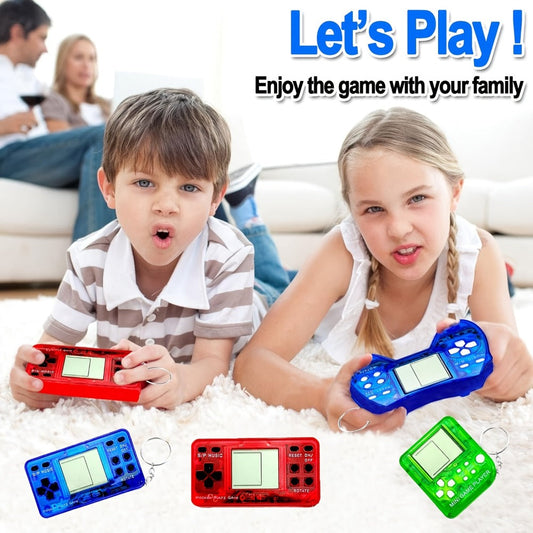 Party Favors Mini Handheld-Console Keychains in 6-, 12- or 25-Piece Packs for Gaming Events