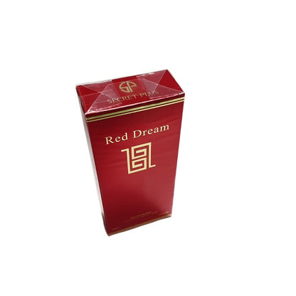Women's Perfume Floral Eau de Parfum 3.4 oz in a Luxury Red Bottle with Golden Heart Accent