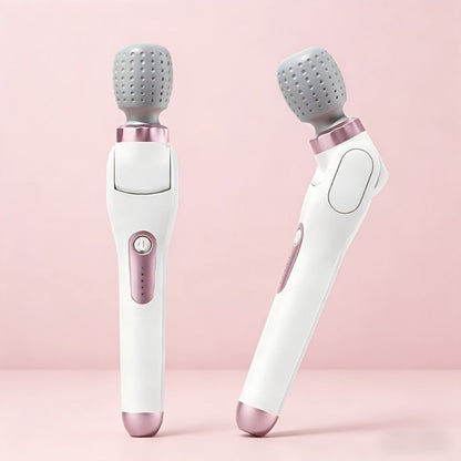 Electric Handheld Massager 180° Foldable Massage Stick | 5-Speed Vibration USB Rechargeable Rotating Head | Full Body Relief Neck Back Shoulder Leg Waist | Portable Cordless Massager Gift for Women Men