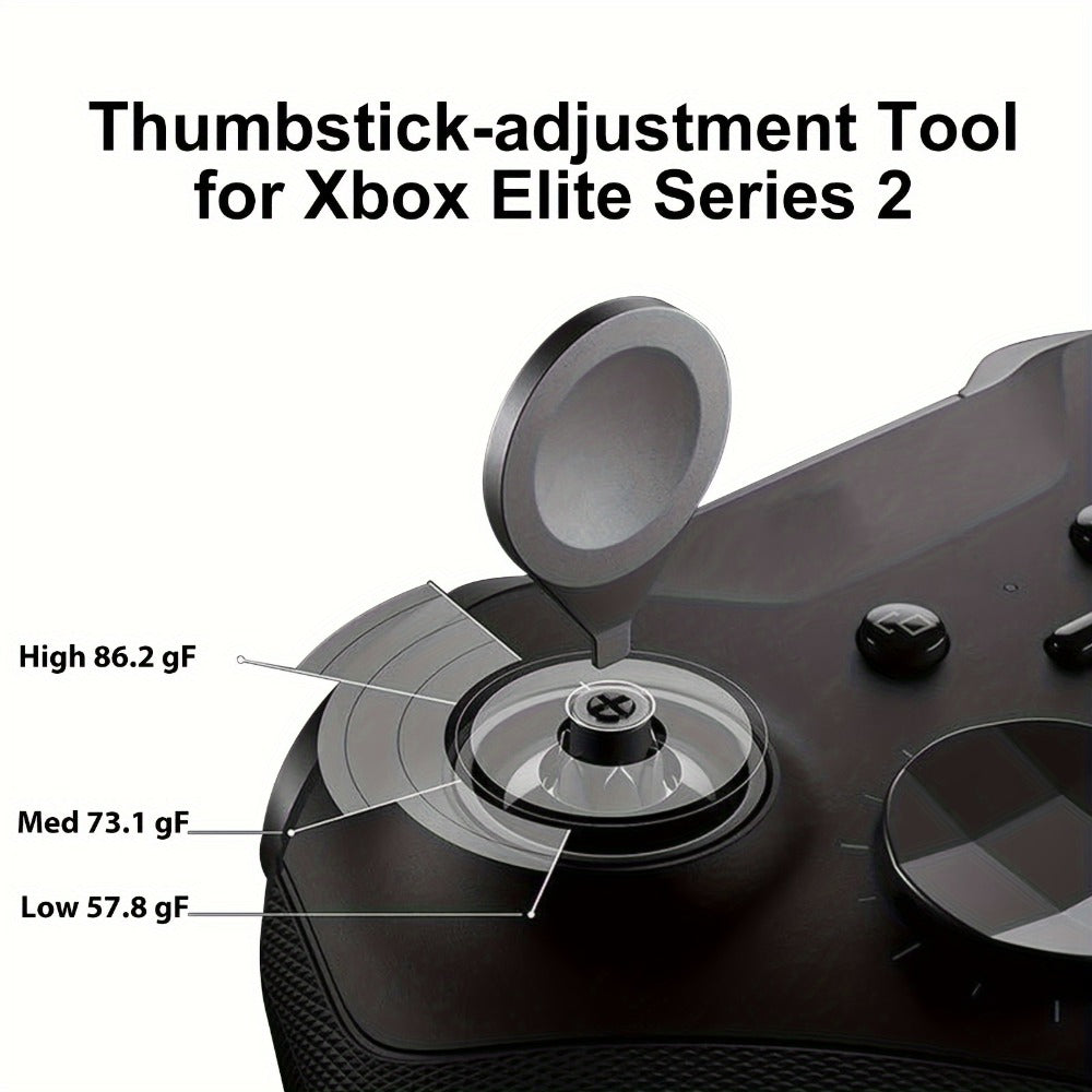 Xbox Elite Series 2 Controller Thumbstick Paddles Button Set - Stainless Steel ABS Magnetic Interchangeable D-Pad Thumb Sticks Replacement Kit