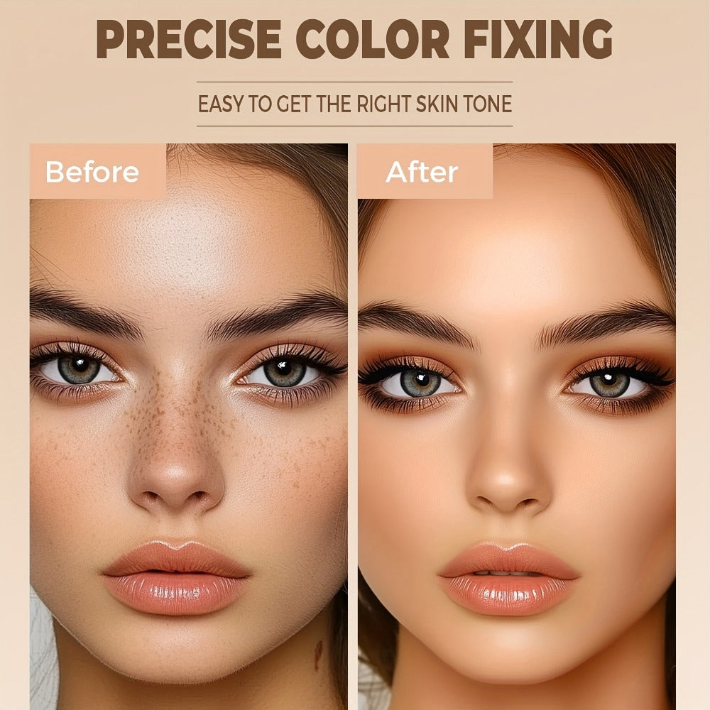 Two-Piece Concealer Cream Set with Matte Finish and Buildable Coverage for Spots and Everyday Face Makeup