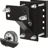 Black Spare Tire Mount Boat Trailer Bracket