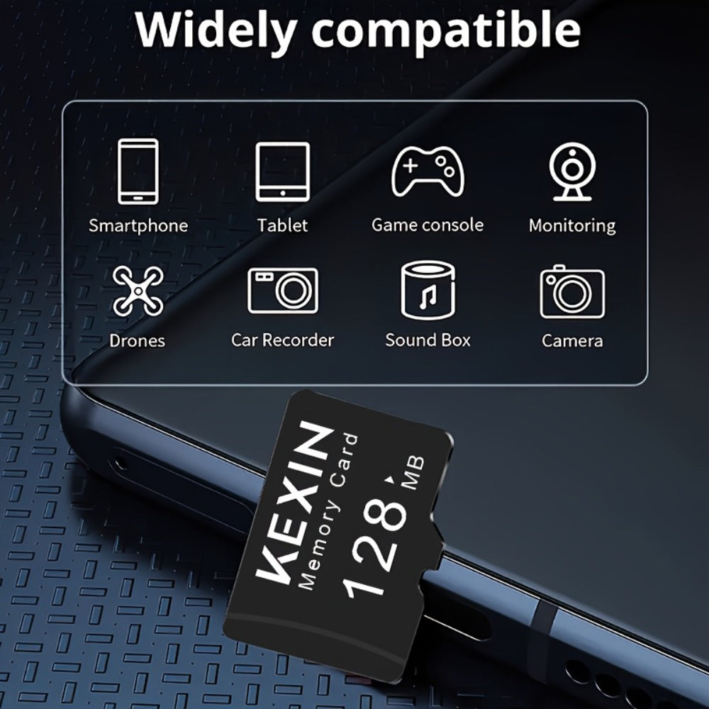 5-Pack SD Card 128MB 512MB KEXIN – Class 4 TF Flash Memory Cards for Phone Camera Tablet Laptop Car Audio Game Console – Bulk Value Set Secure Digital Storage Multi-Device Compatible