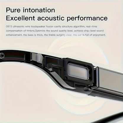 Smart Glasses 160-Language Translation Eyewear with Open-Ear Audio and Ten Photochromic or Filter Lens Options