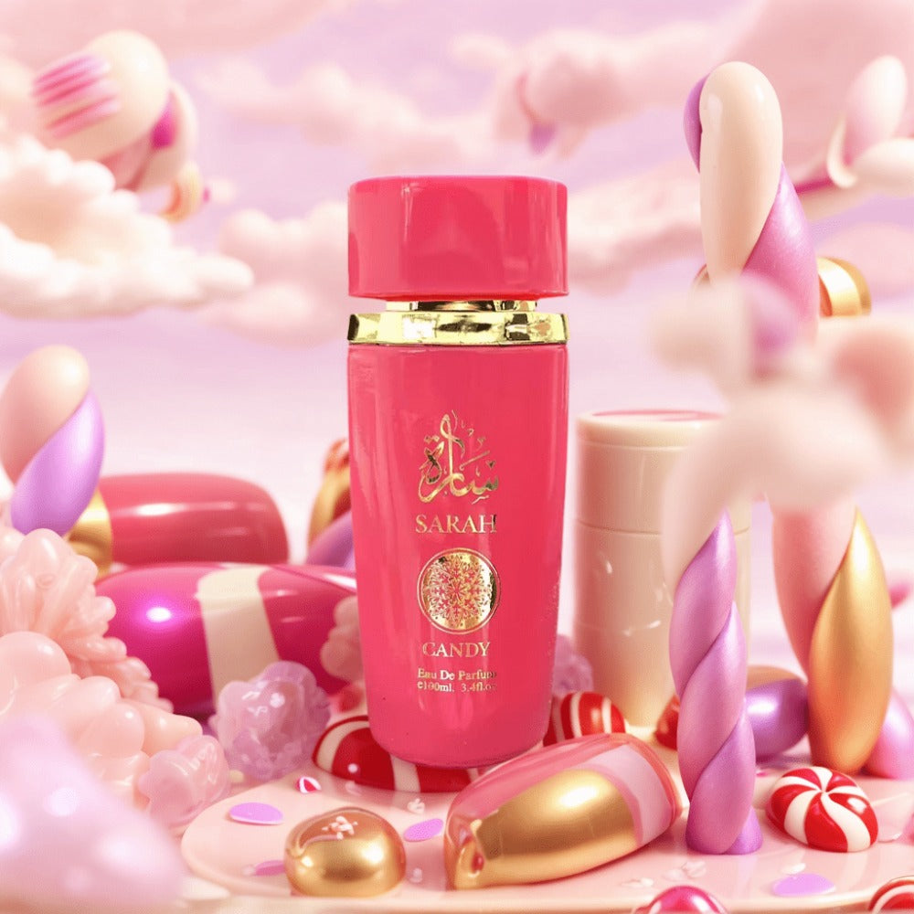 Eau de Parfum Sweet Candy for Women 100ml in Pink Candy-Themed Bottle & Gift Packaging for Daily Wear