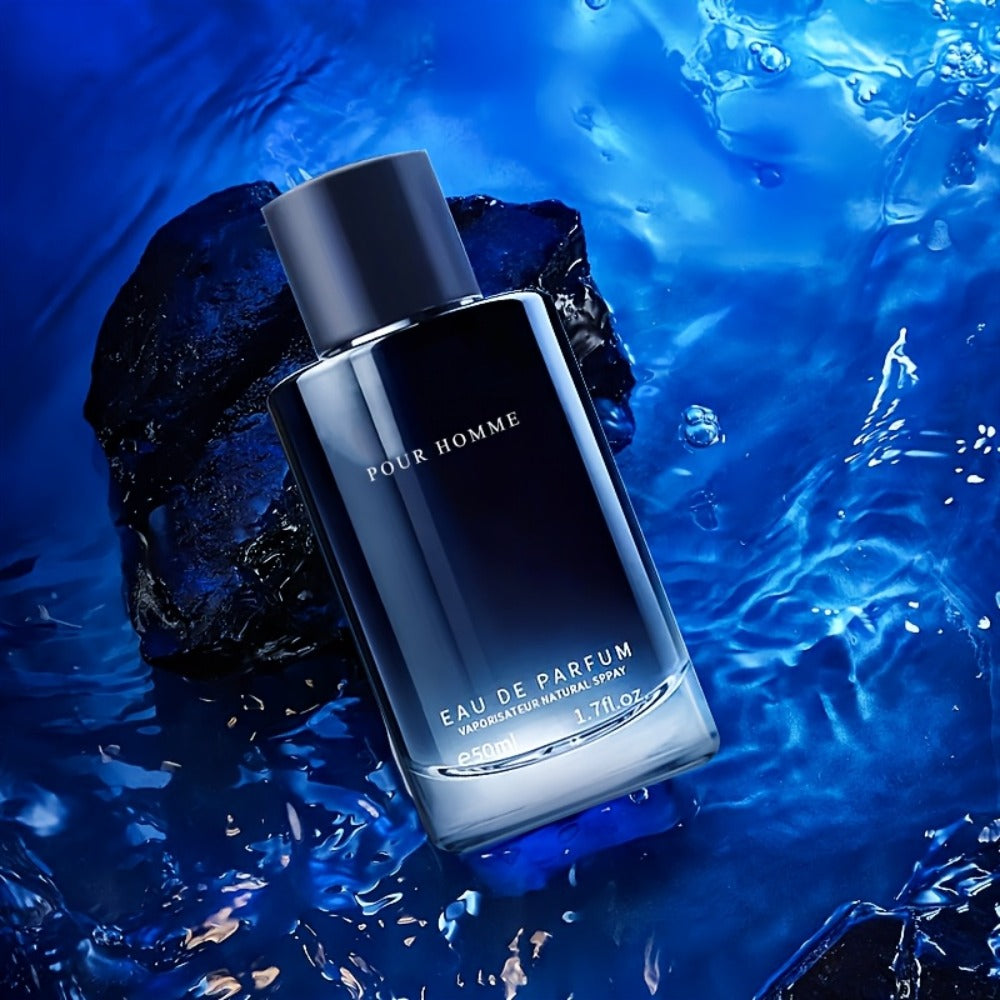 Fougere EDP for Men 2-Piece Set 50ml Pepper Lavender Cedarwood Long Lasting Paraben-Free Aromatic Masculine Eau de Parfum Daily Wear Dating Gift 1.7oz Each